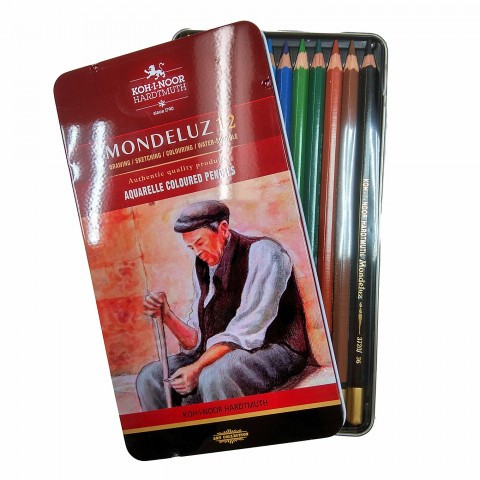Карандаши акварельные Koh-I-Noor "Mondeluz Old Man", 12цв