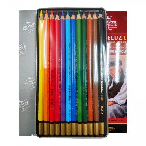 Карандаши акварельные Koh-I-Noor "Mondeluz Old Man", 12цв